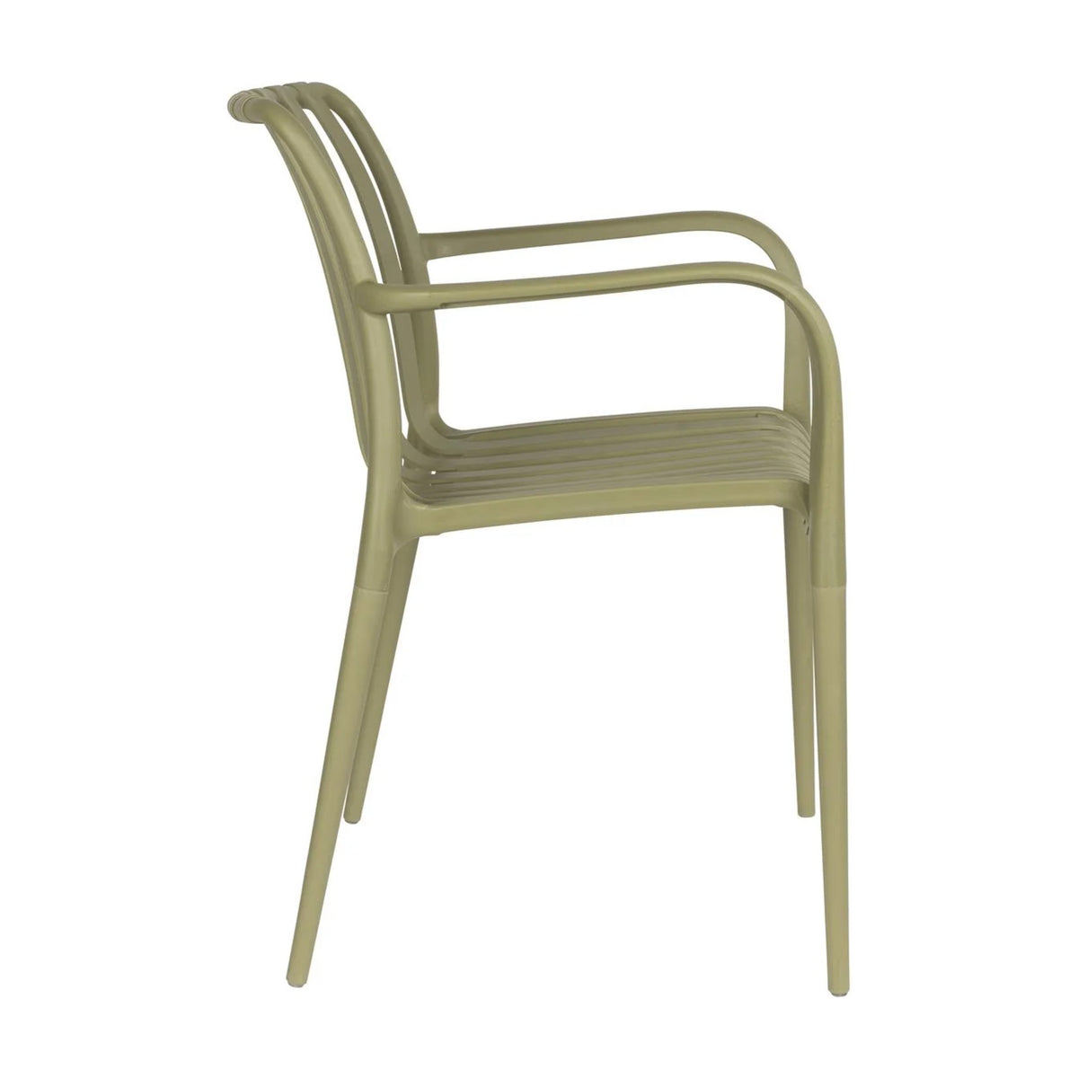 Outdoor Chair Amae Green Domestica – Side View on White