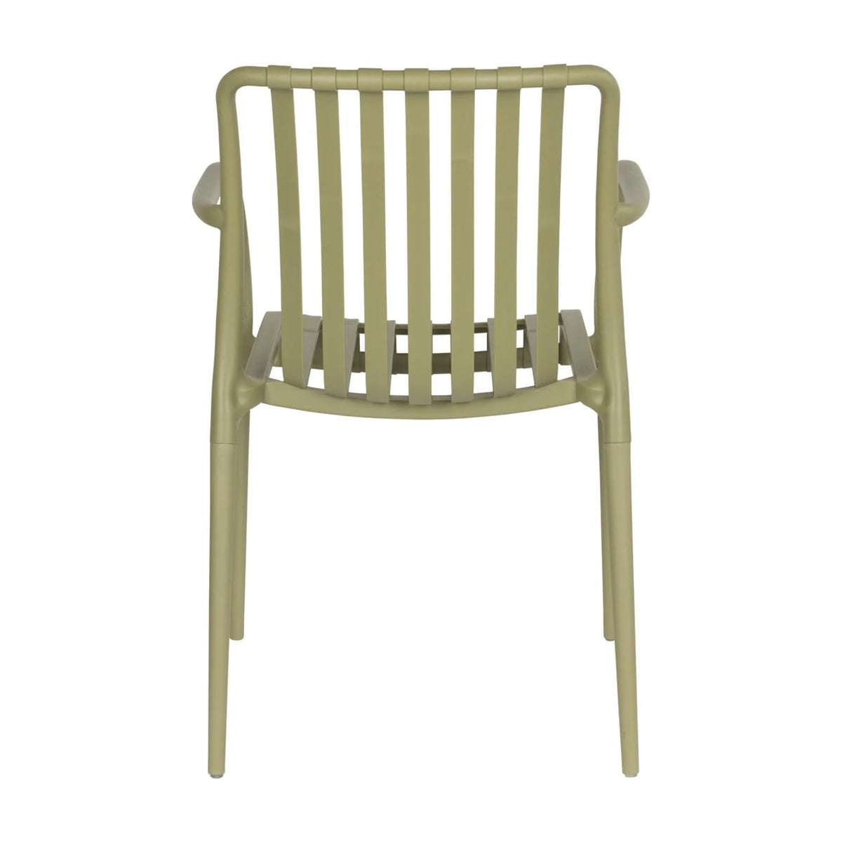 Outdoor Chair Amae Green Domestica – Back View on White