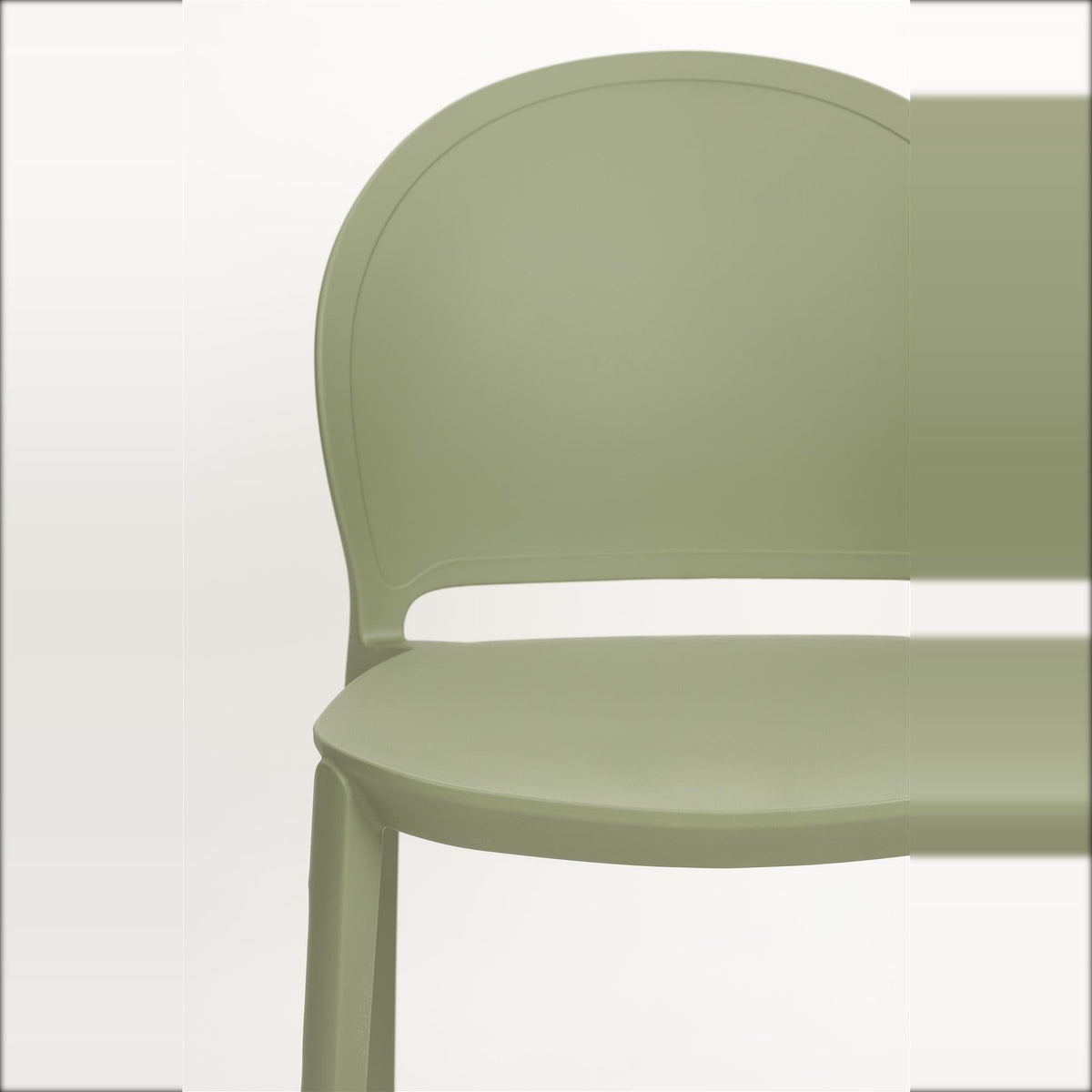 Outdoor Chair Sjoerd Green Domestica – Backrest Detail