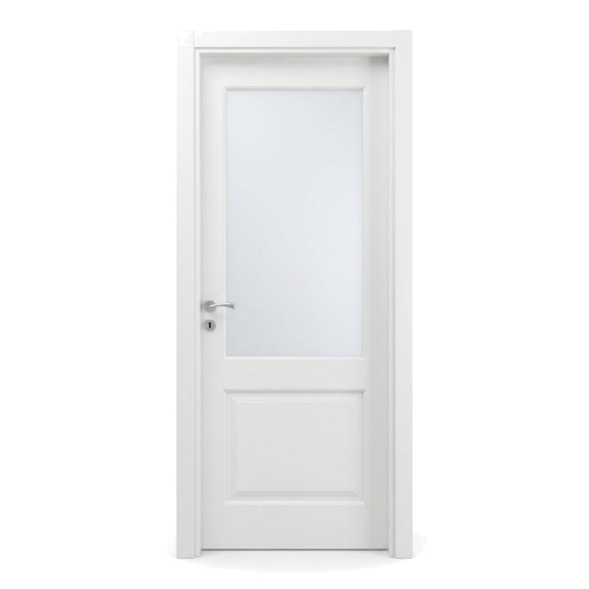 Paula Door Domestica – Front View on White (Tulip, sprayed white)