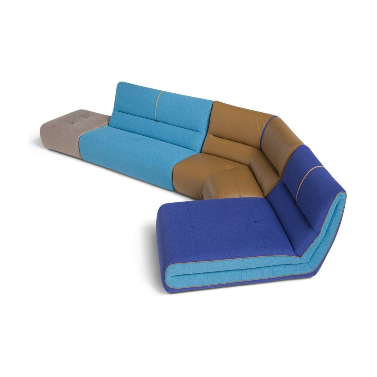 Pongo Domestica – Curved Configuration, High Angle View on White
