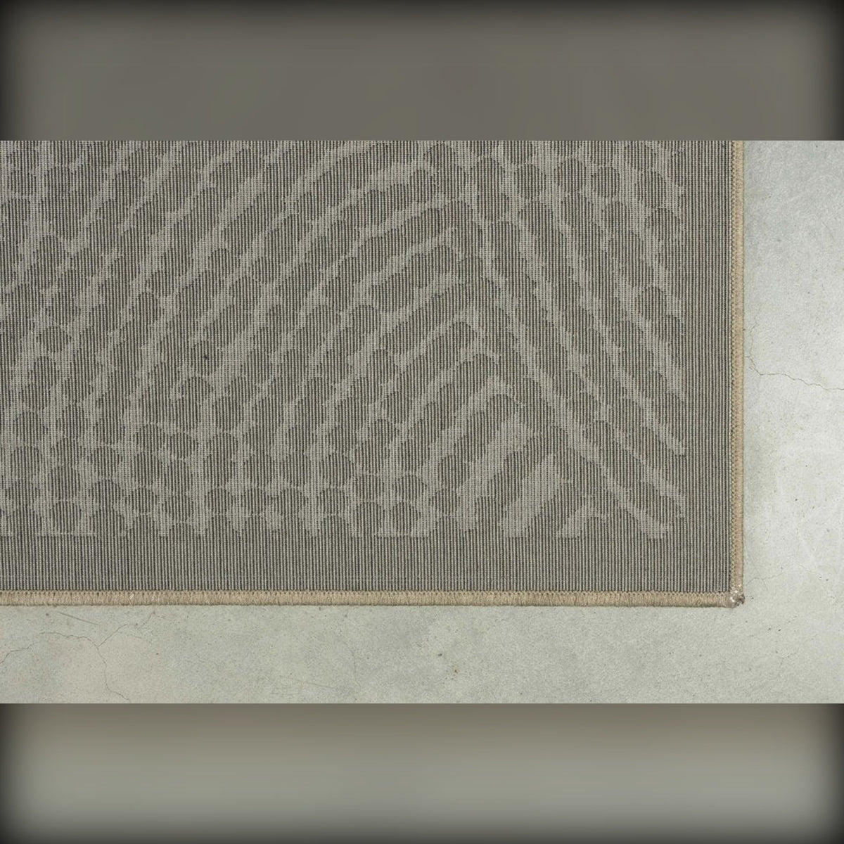 Carpet Dots 170x240 Caramel Brown Domestica – Second Corner and Edge Detail