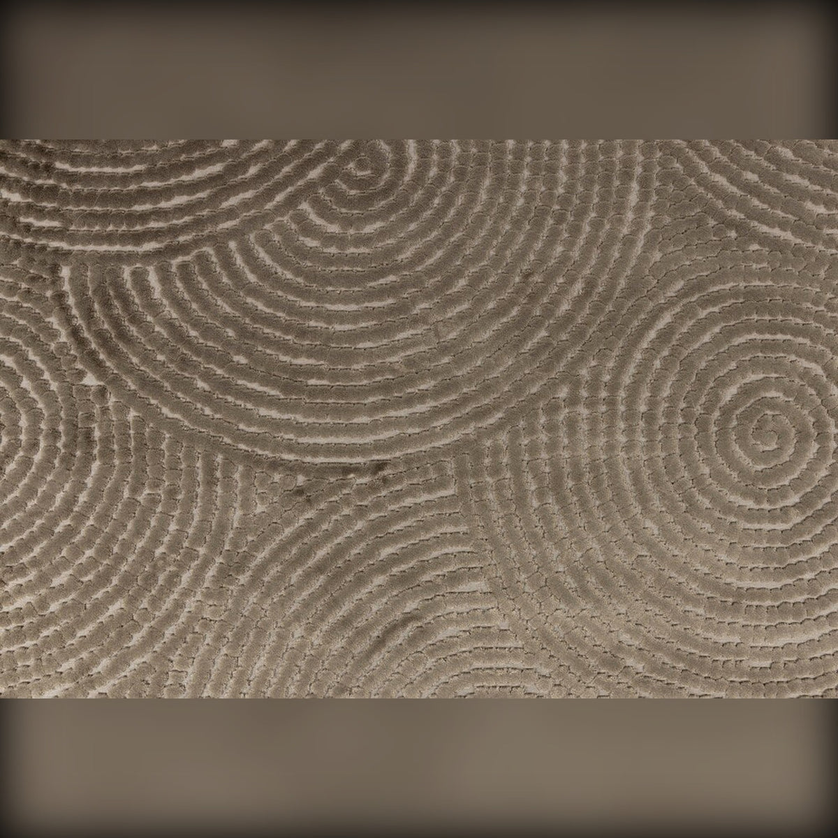 Carpet Dots 170x240 Caramel Brown Domestica – Two-Tone Pile Texture Close-up