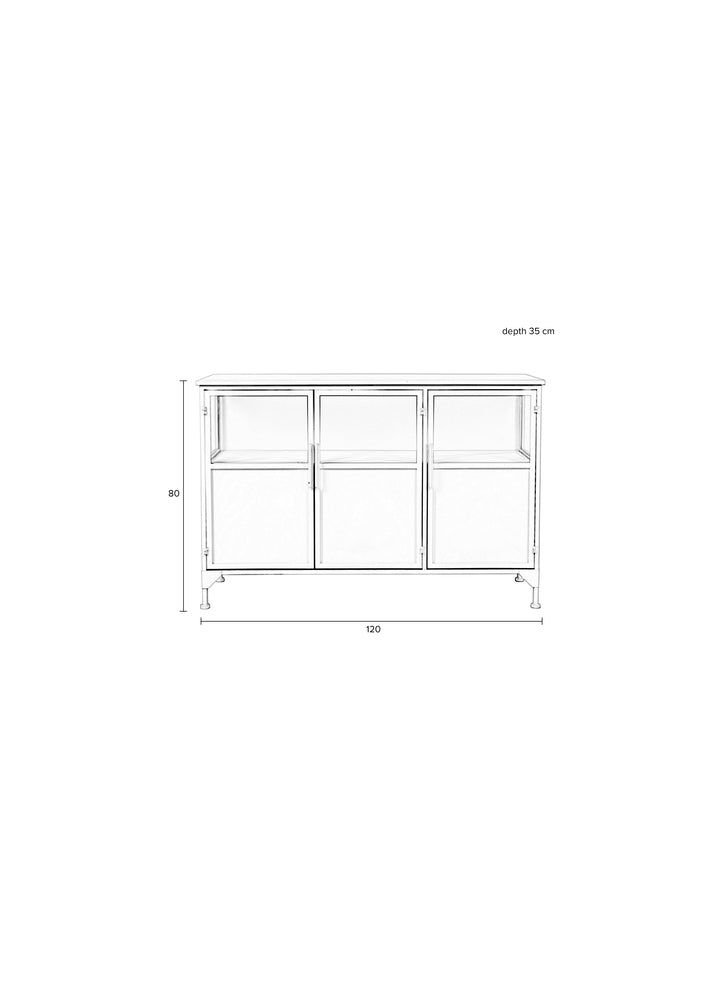 Cabinet Miya Low 3do Domestica – Dimensions Drawing