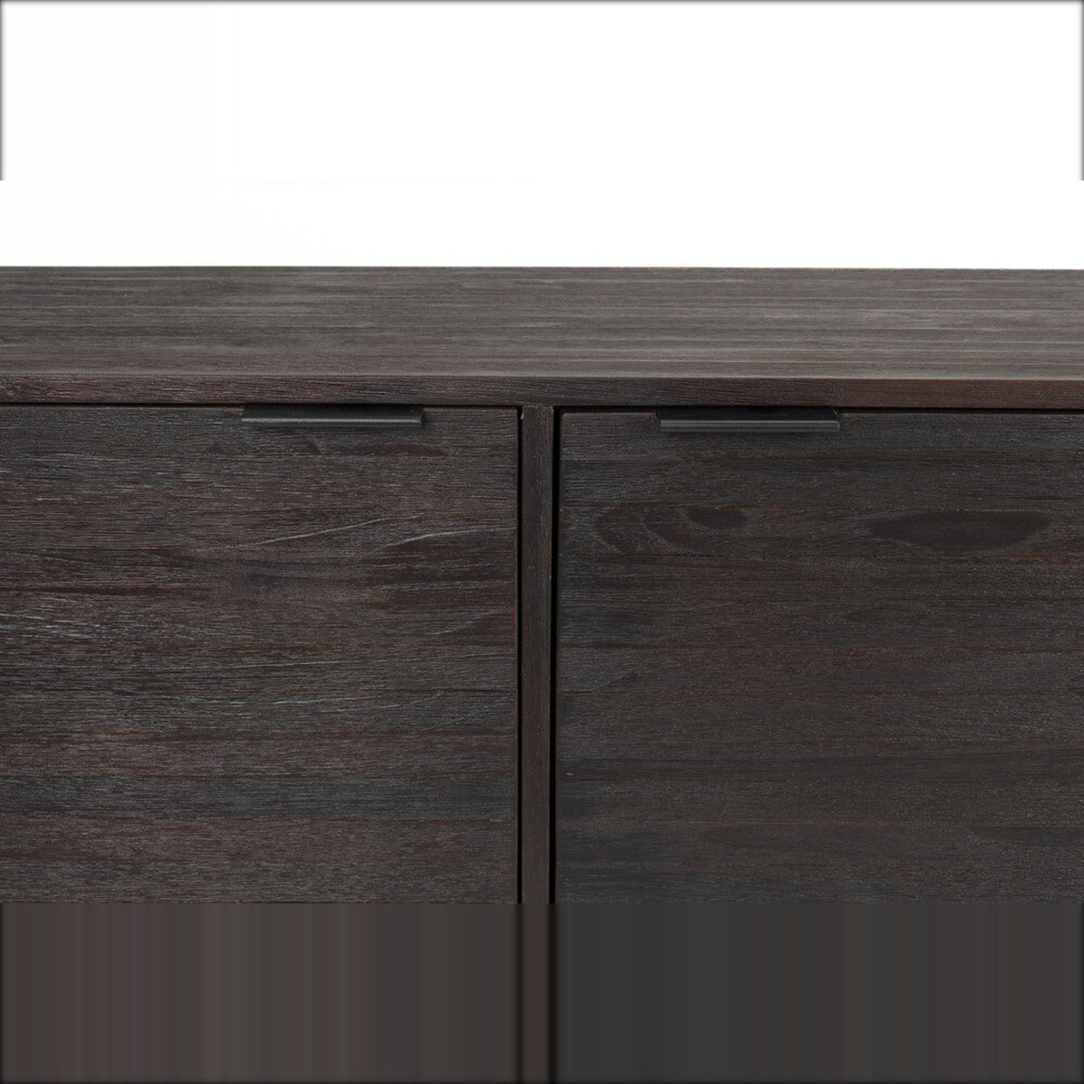 Sideboard Webster 3 Doors Dark Brown Domestica – Door Fronts Close-up