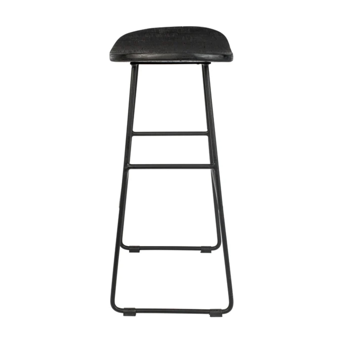 Counter Stool Tangle Black Domestica – Side View on White