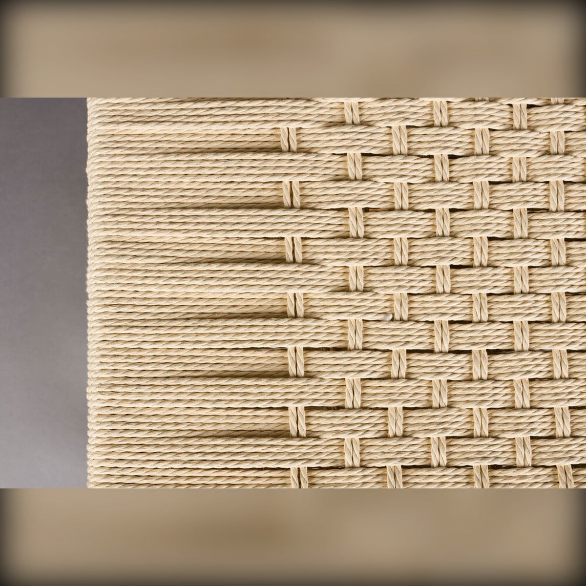 Bench Kintaro Natural Domestica – Woven Seat Texture Close-up