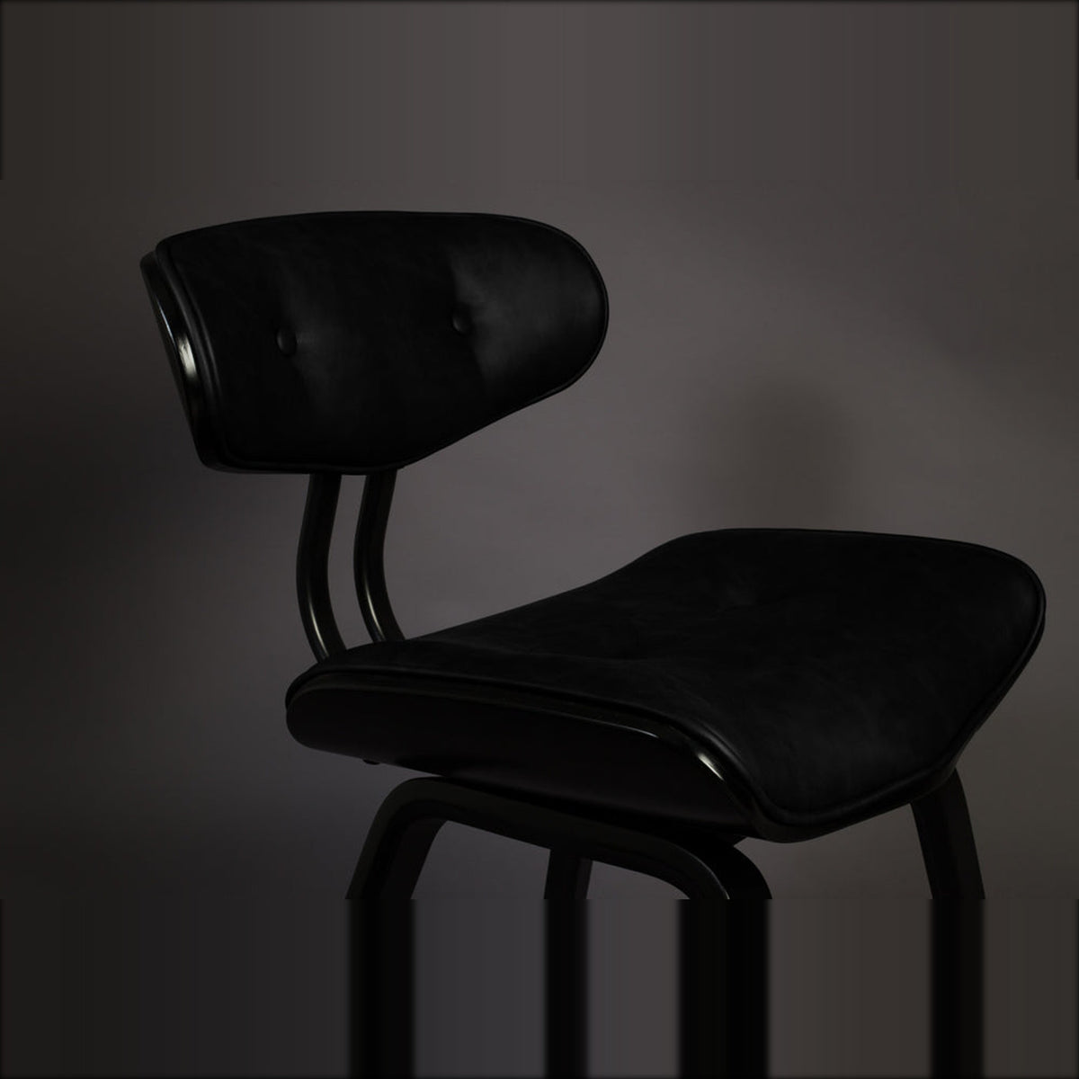 Dining Chair Blackwood Black Domestica – Seat and Backrest Side Detail