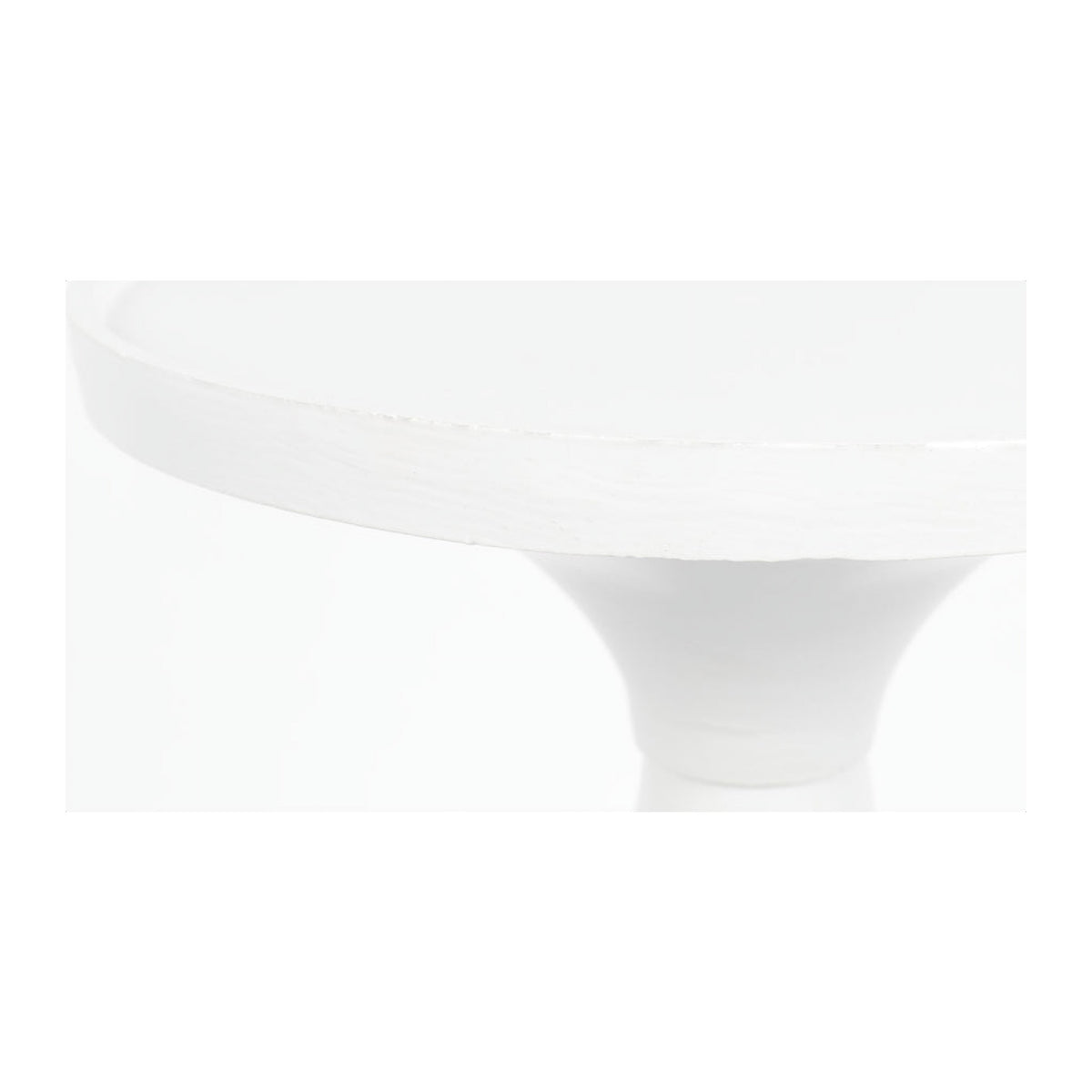 Side Table Floss White Domestica – Tabletop Raised Edge Close-up