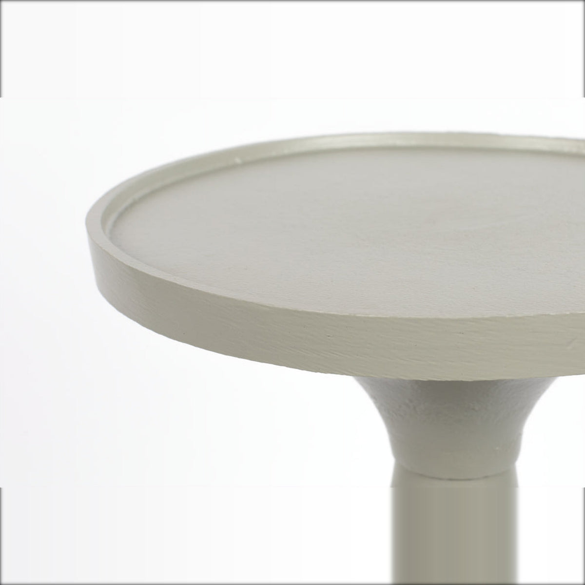 Side Table Floss Grey Domestica – Tabletop Raised Edge Close-up