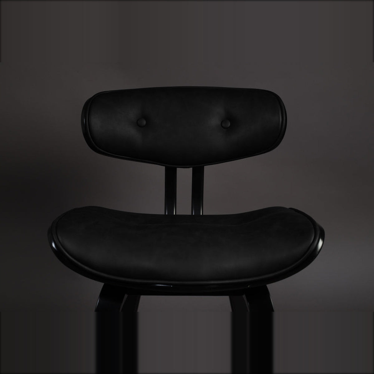 Dining Chair Blackwood Black Domestica – Button-Tufted Seat and Backrest Close-up