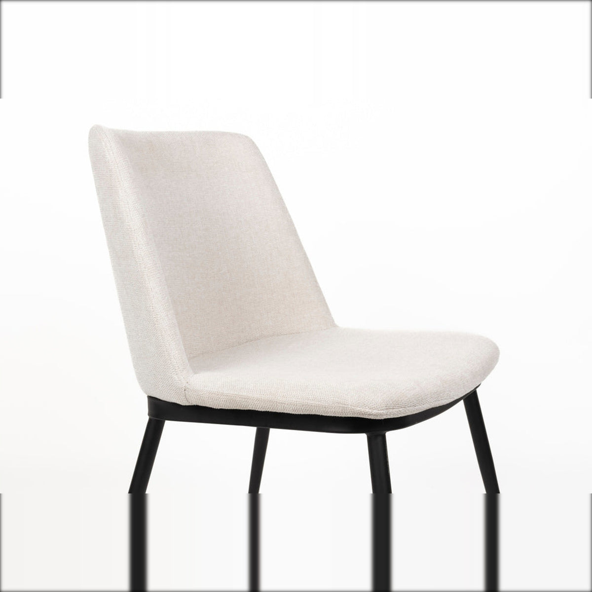 Dining Chair Lionel Beige Domestica – Seat and Backrest Close-up