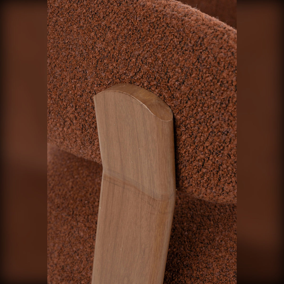 Lounge Chair Robyn Domestica – Wooden Leg Detail