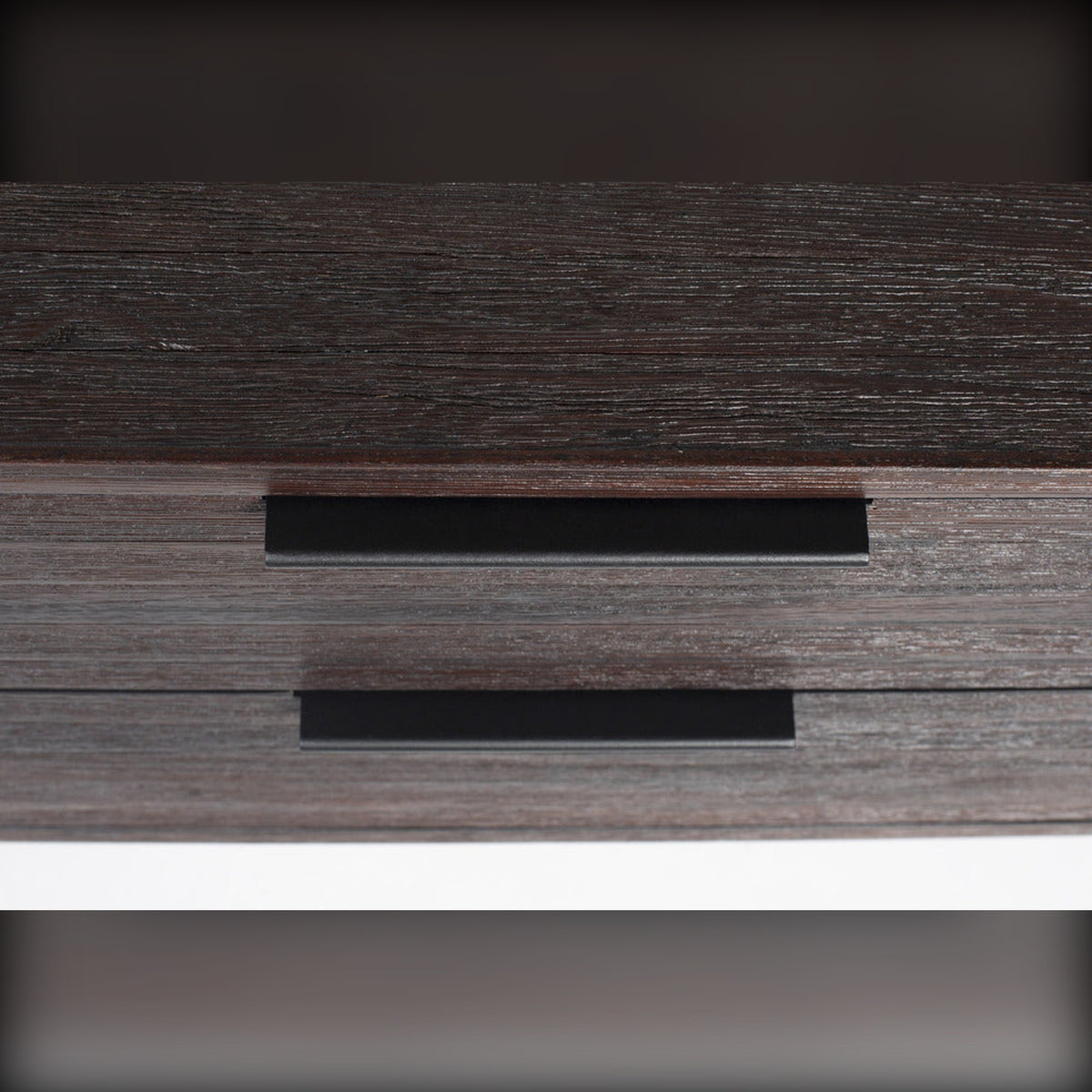 Cabinet Webster S Brown Domestica – Black Bar Handles Close-up