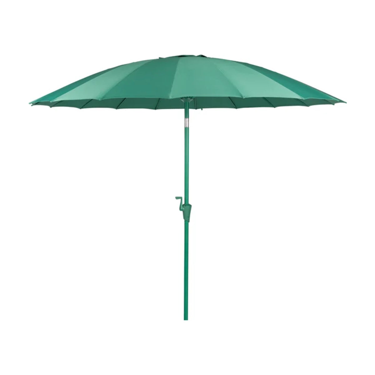 Parasol Sunshine Shade Desert Sage Domestica – Front View on White, Open