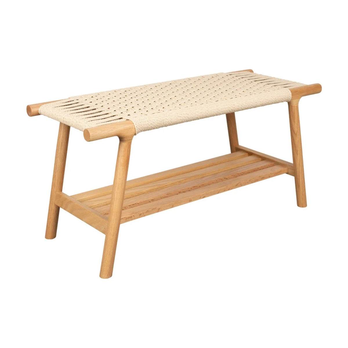 Bench Kintaro Natural Domestica – Three Quarter View on White