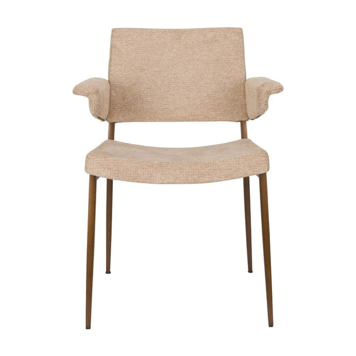 Armchair Portland Beige Domestica – Front View on White