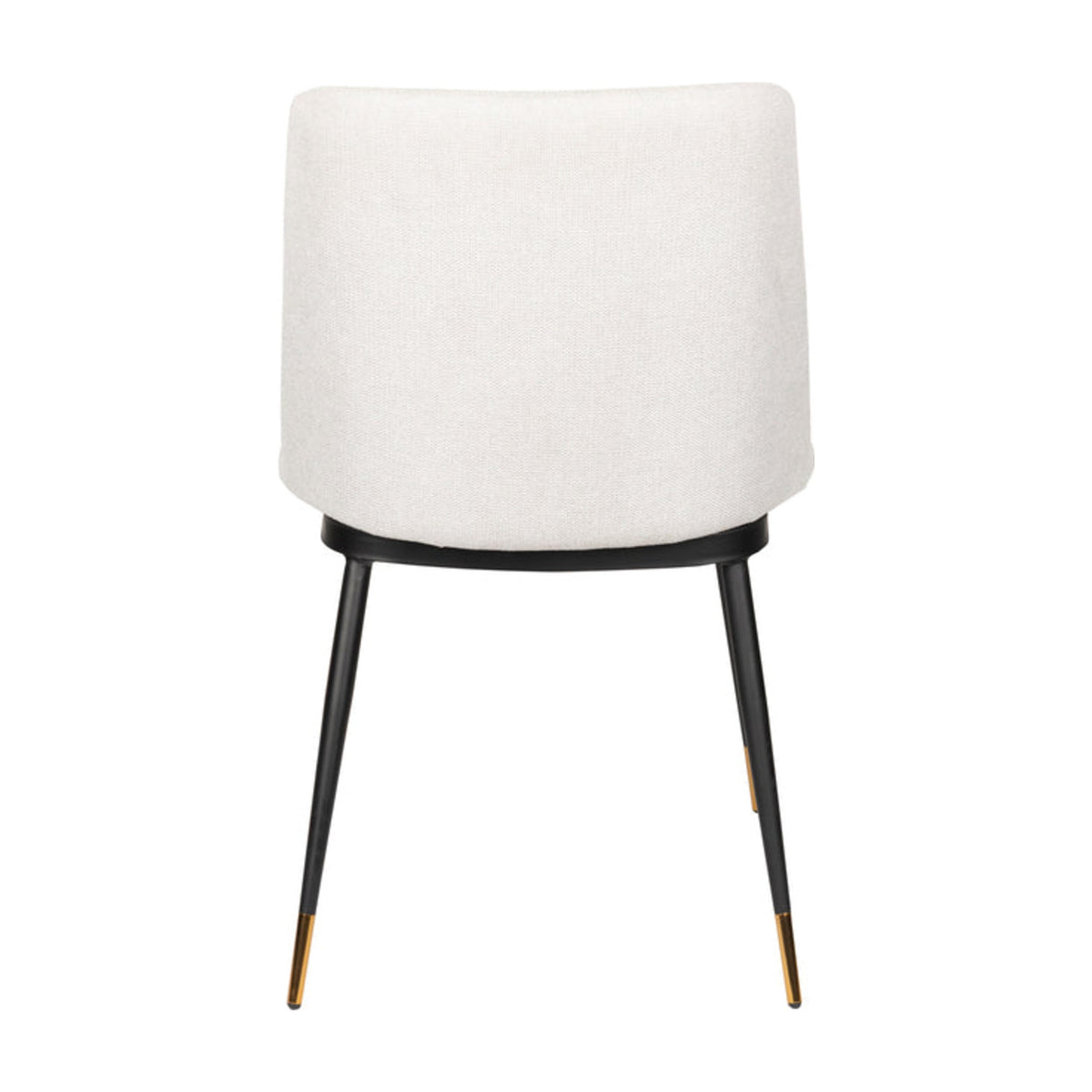 Dining Chair Lionel Beige Domestica – Back View on White