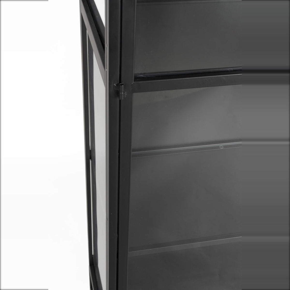 Cabinet Rob Large Black Domestica – Glass Door Frame Close-up