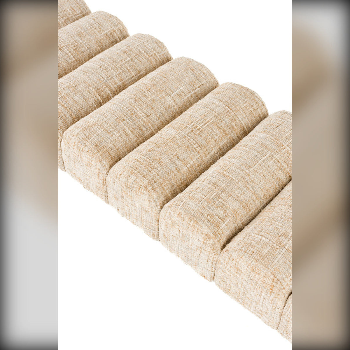 Bench Jethro 160 Beige Domestica – Seat Top Close-up