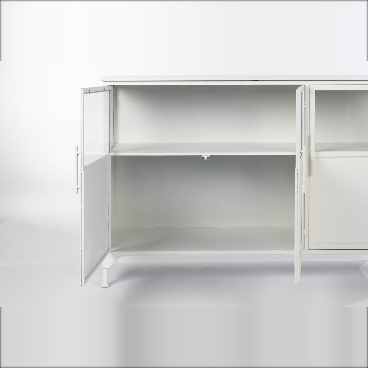 Cabinet Miya Low 3do Domestica – Open Door with Interior Shelf