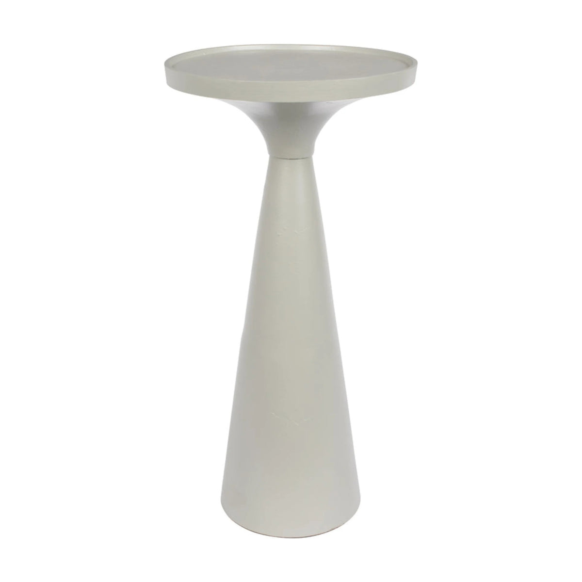 Side Table Floss Grey Domestica – Front View on White