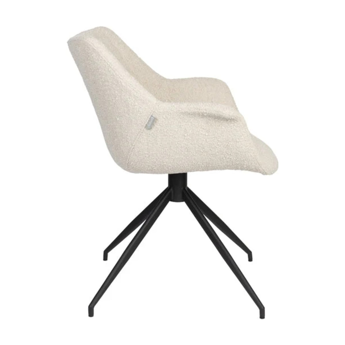 Armchair Doulton Swivel Natural Domestica – Side View