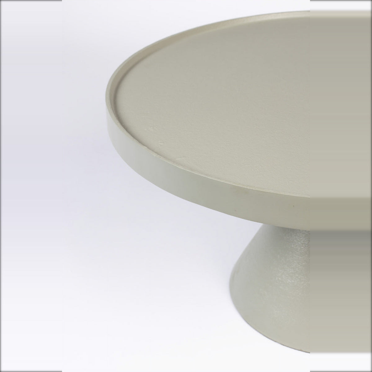 Coffee Table Floss Grey Domestica – Raised Tabletop Rim Close-up