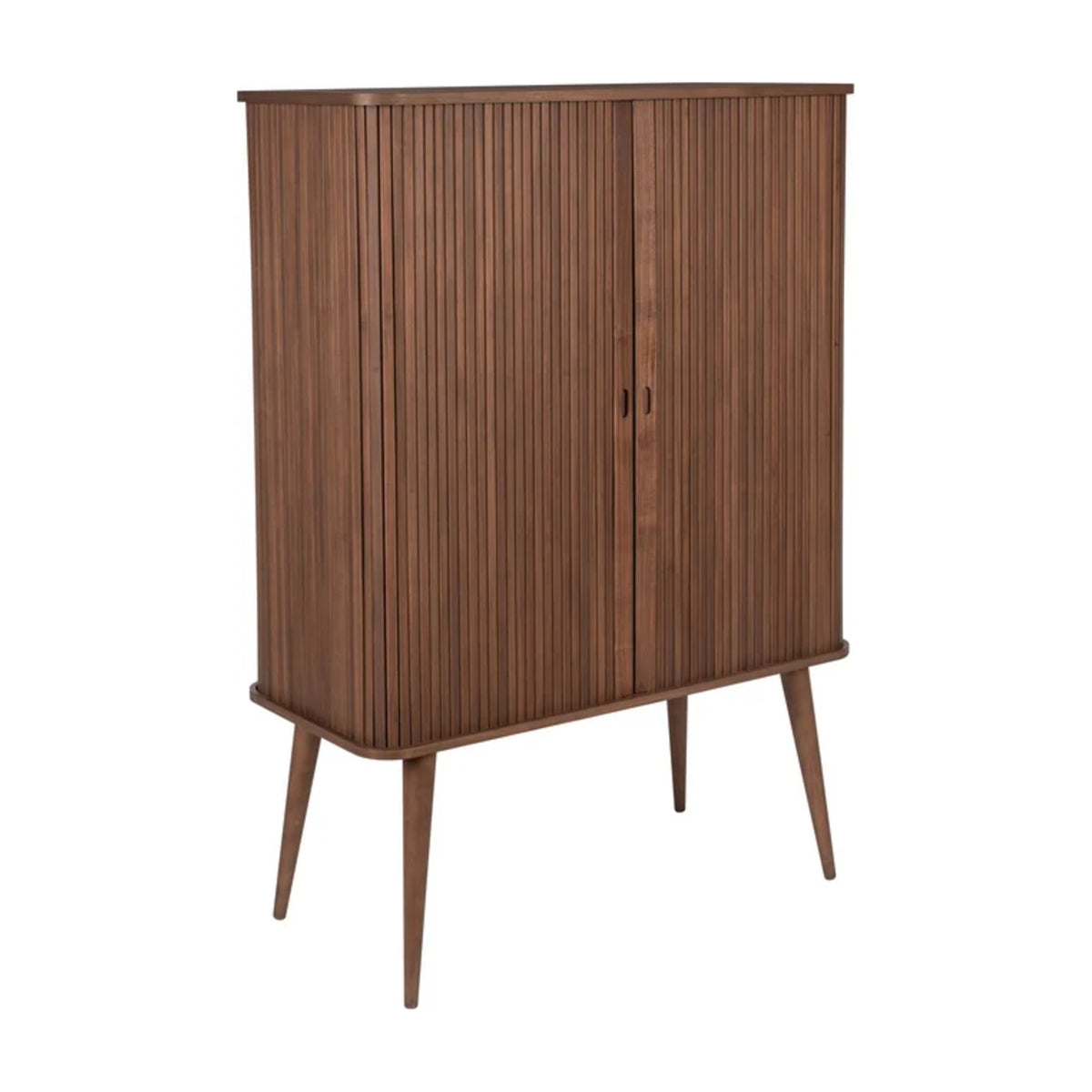 Cabinet Barbier Walnut Domestica – Three Quarter View on White