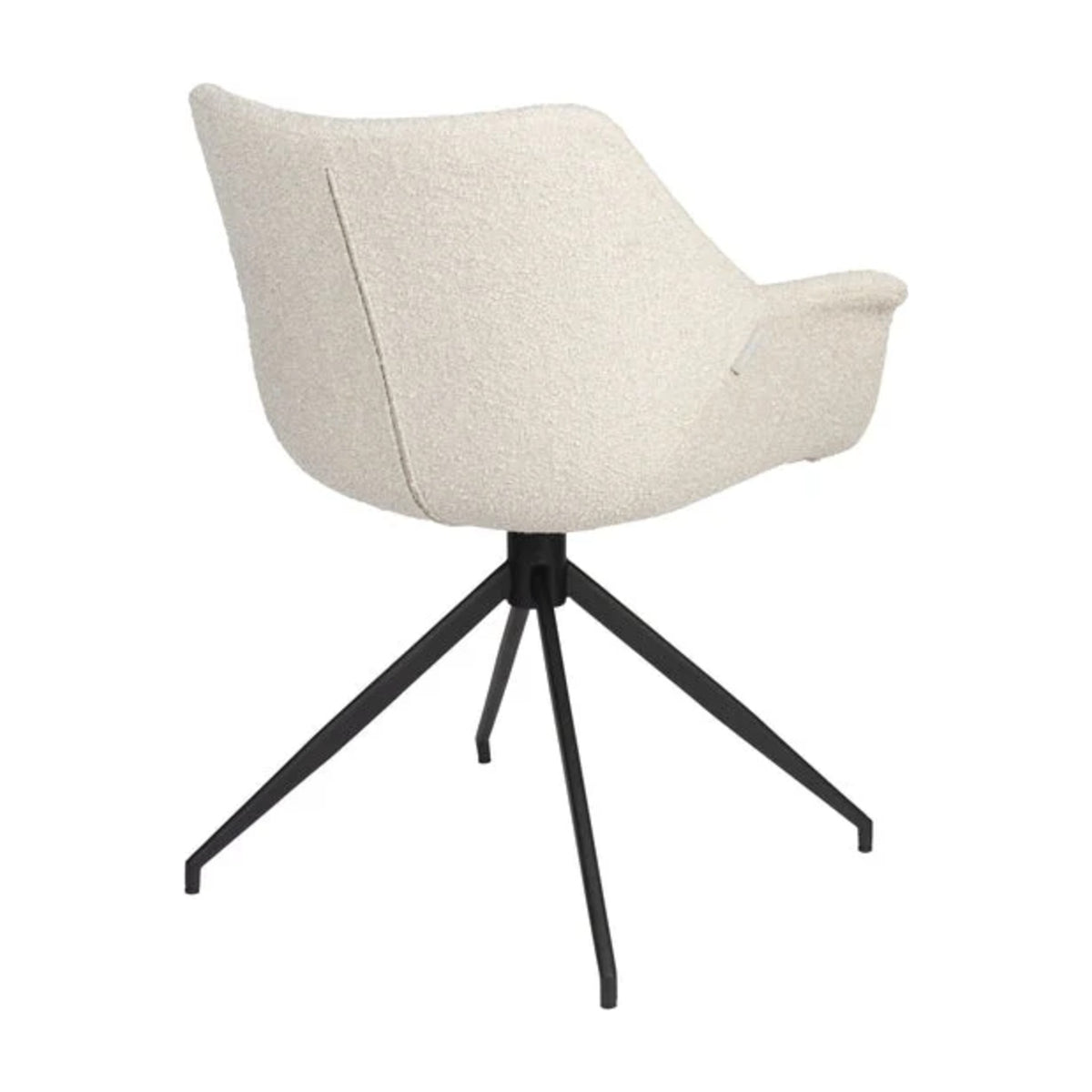 Armchair Doulton Swivel Natural Domestica – Back Three Quarter View