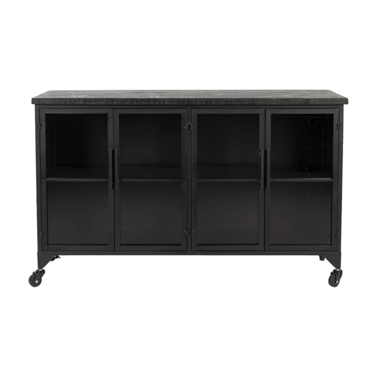 Cabinet Ferre Low Domestica – Front View on White