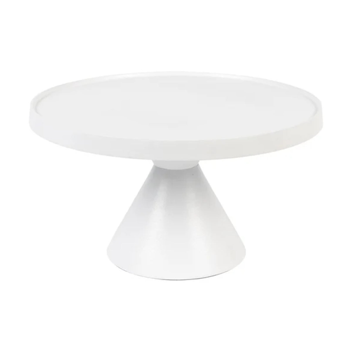 Coffee Table Floss White Domestica – Front View on White