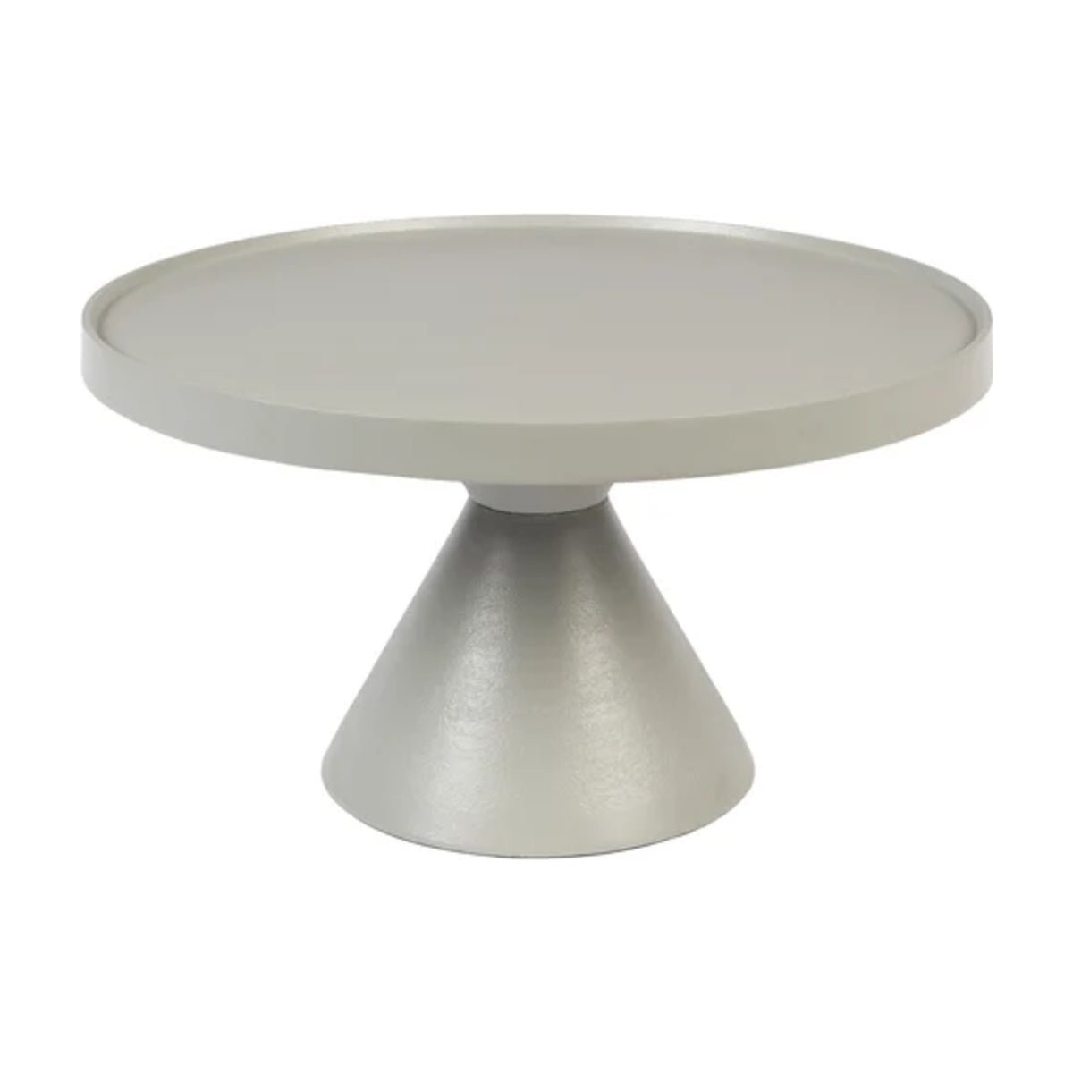 Coffee Table Floss Grey Domestica – Front View on White