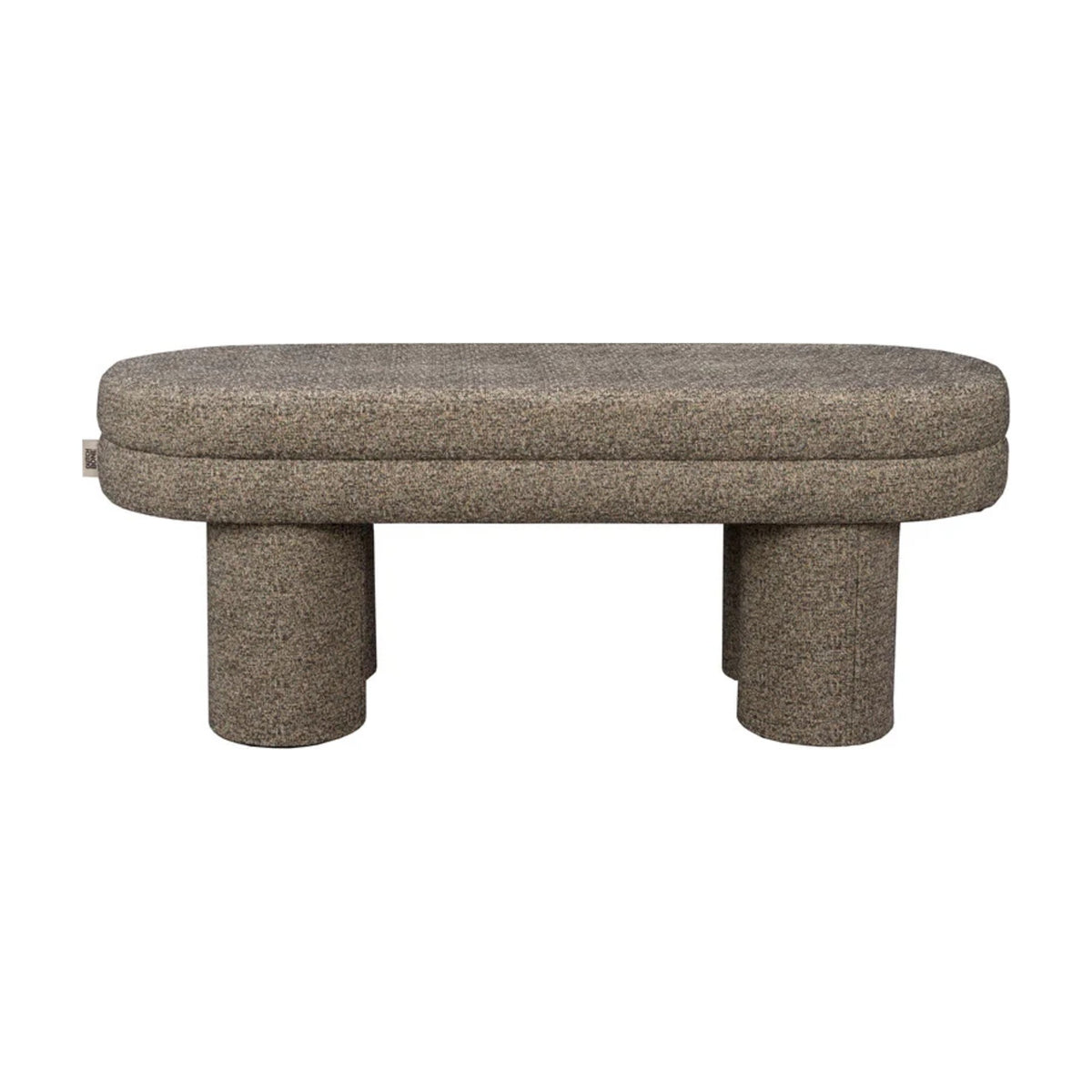Bench Fern Black Domestica – Front View on White