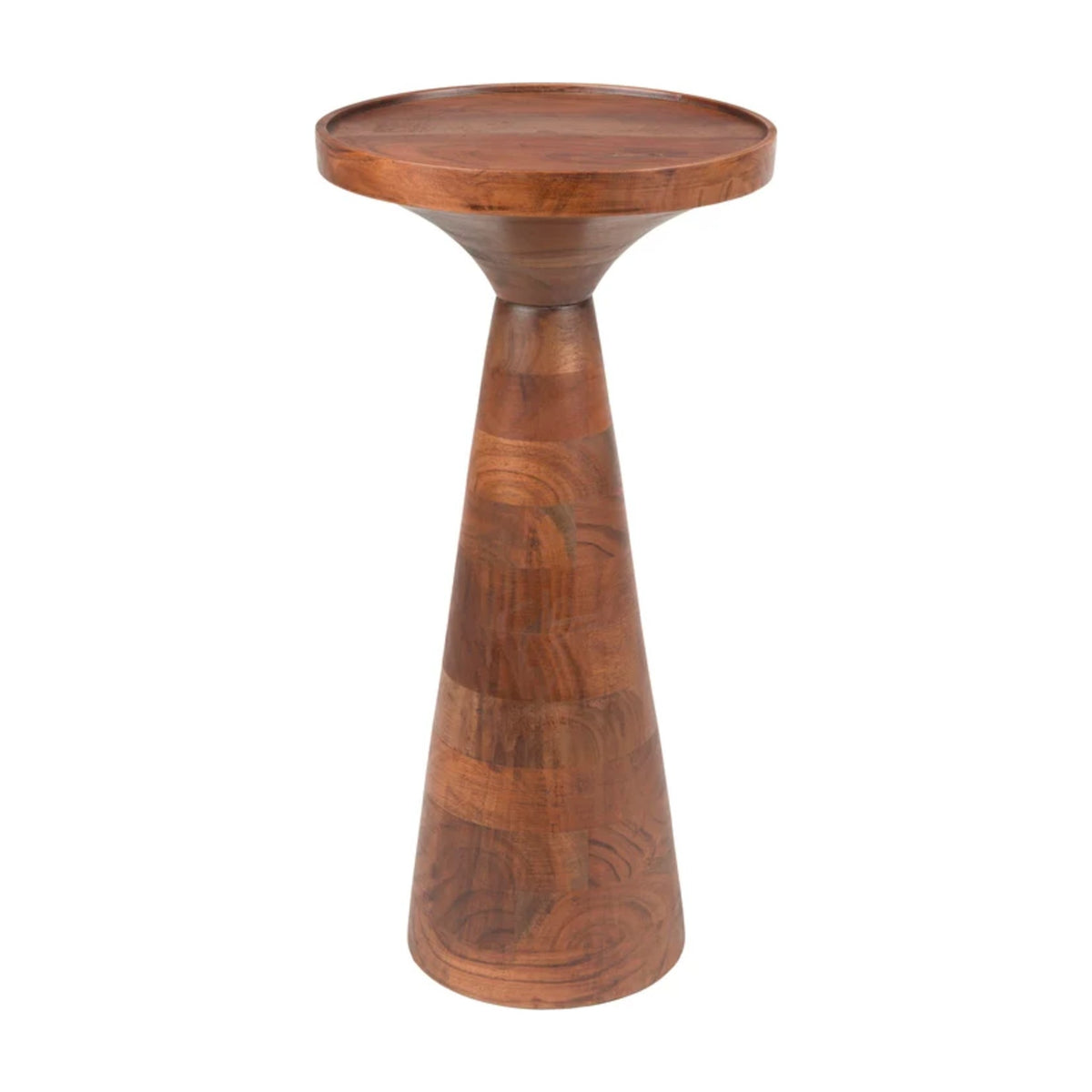Side Table Floss Walnut Domestica – Front View on White
