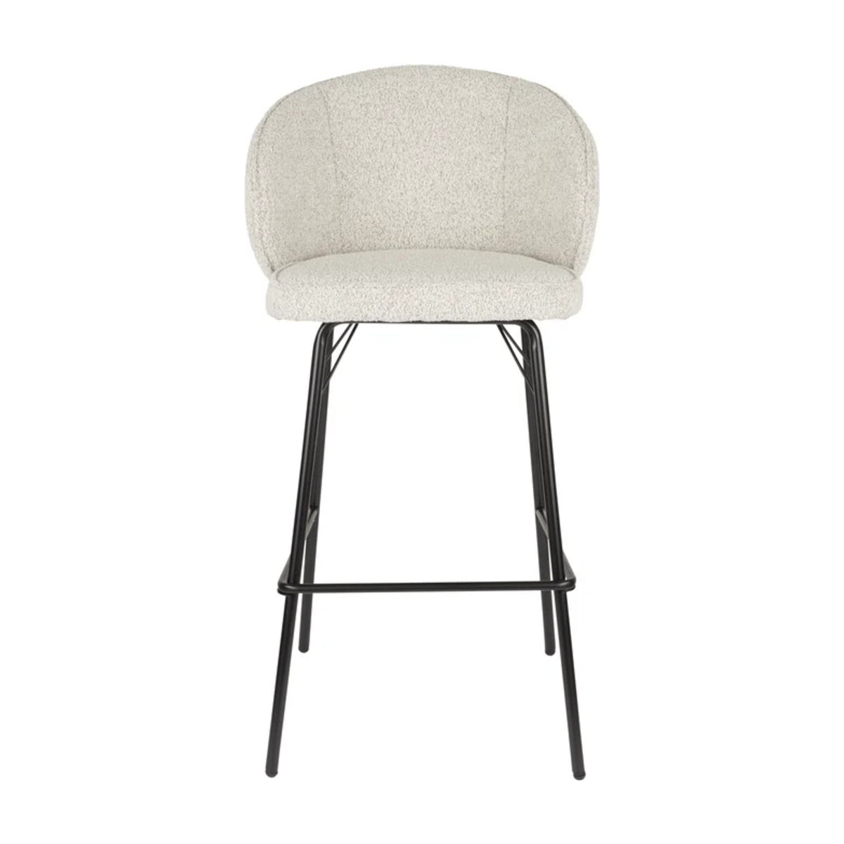Barstool Joa Beige Domestica – Front View on White