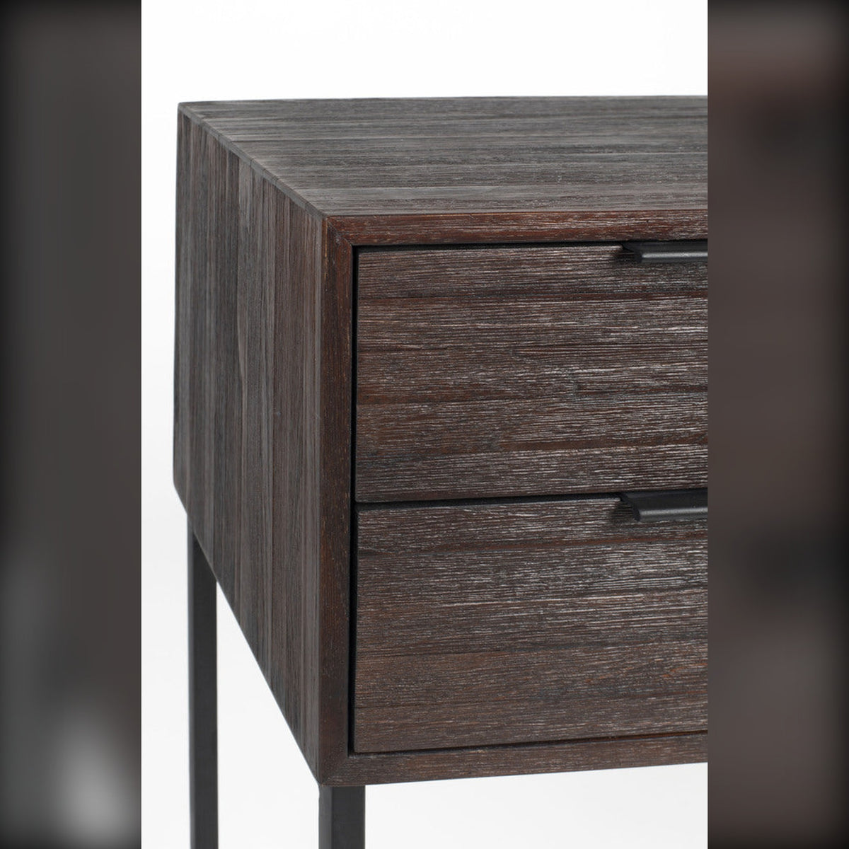 Cabinet Webster S Brown Domestica – Top Corner and Drawer Detail