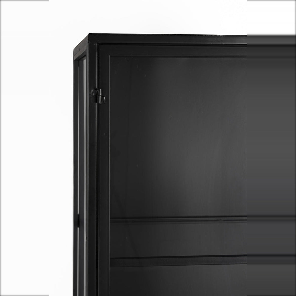 Cabinet Rob Large Black Domestica – Top Corner Detail