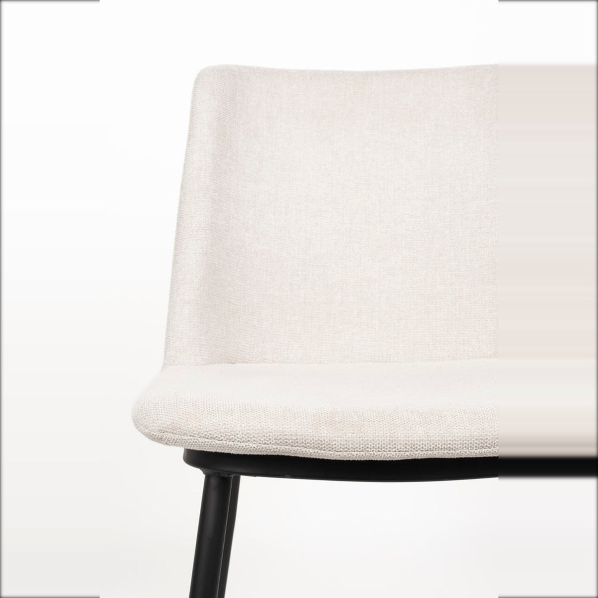 Dining Chair Lionel Beige Domestica – Seat Side Close-up