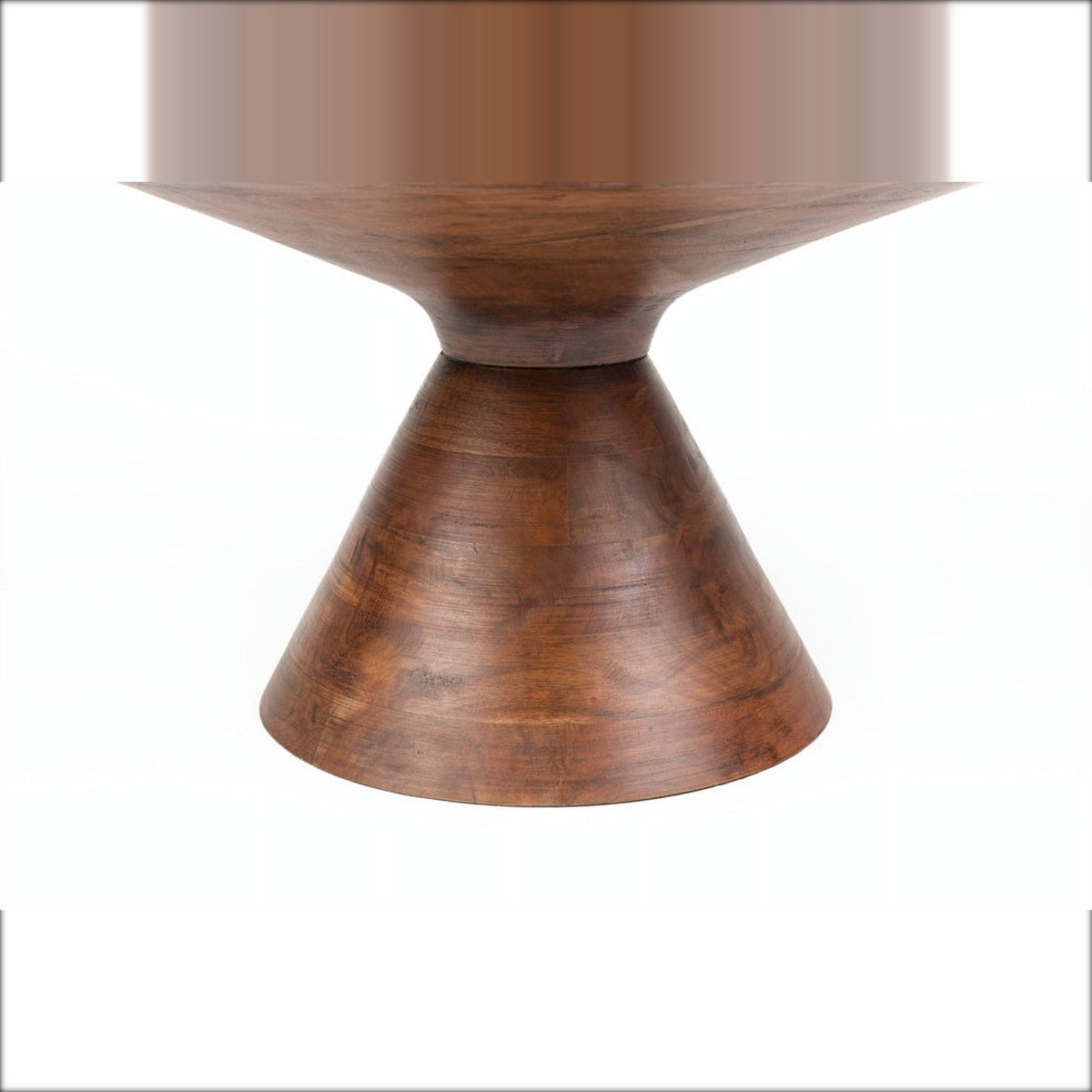 Coffee Table Floss Walnut Domestica – Cone Pedestal Base Detail