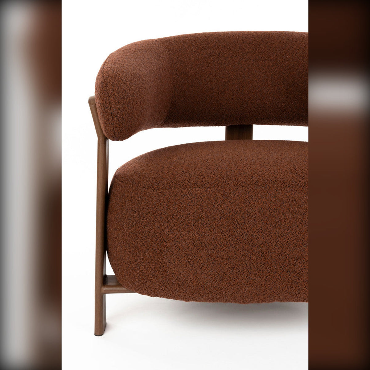 Lounge Chair Robyn Domestica – Seat and Armrest Close-up
