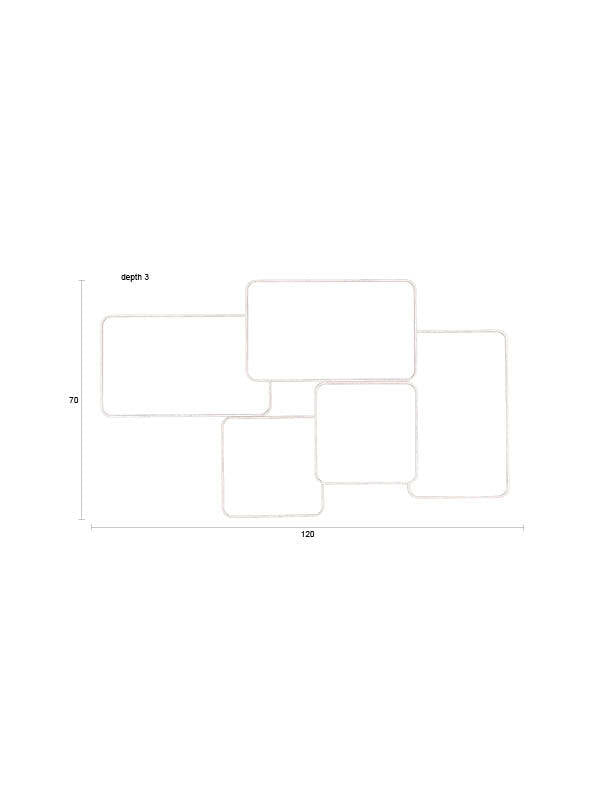 Mirror Cordelia Domestica – Dimensions Drawing