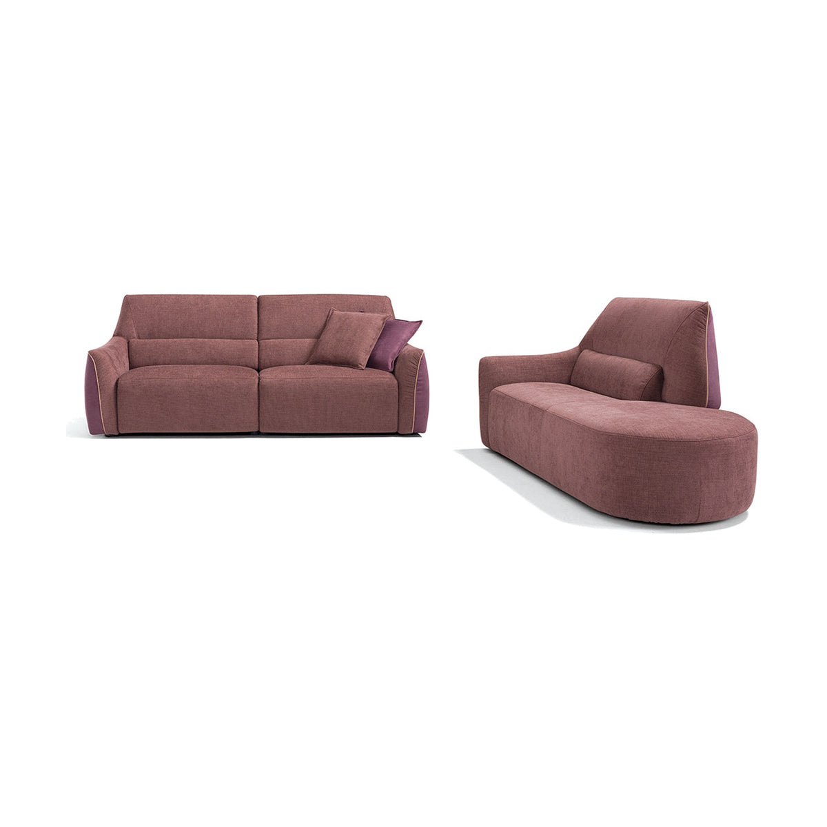 Puffy Domestica – Sofa and Armchair on White