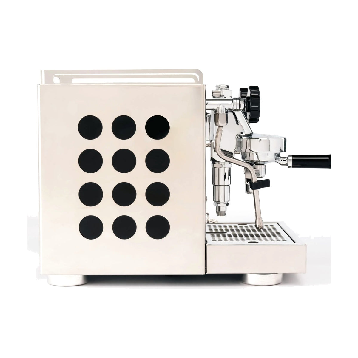 Espresso Machine Appartamento Rocket Espresso Domestica – Inox/Black – Side View