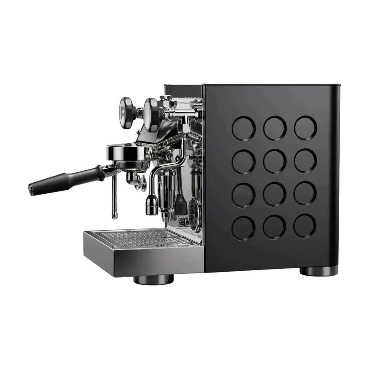 Espresso Machine Appartamento TCA Rocket Espresso Domestica – Black/Black – Side View