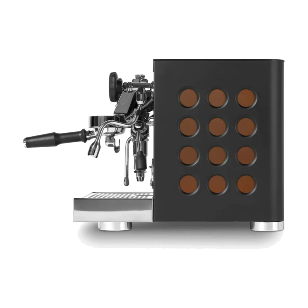 Espresso Machine Appartamento TCA Rocket Espresso Domestica – Black/Copper – Side View