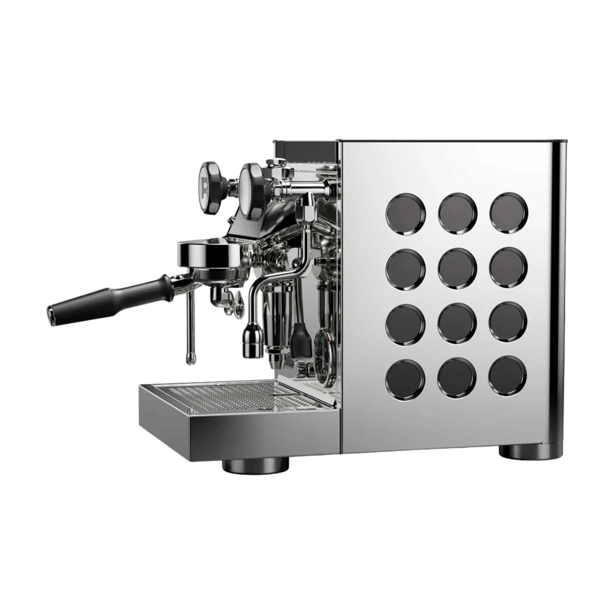 Espresso Machine Appartamento TCA Rocket Espresso Domestica – Inox/Black – Side View