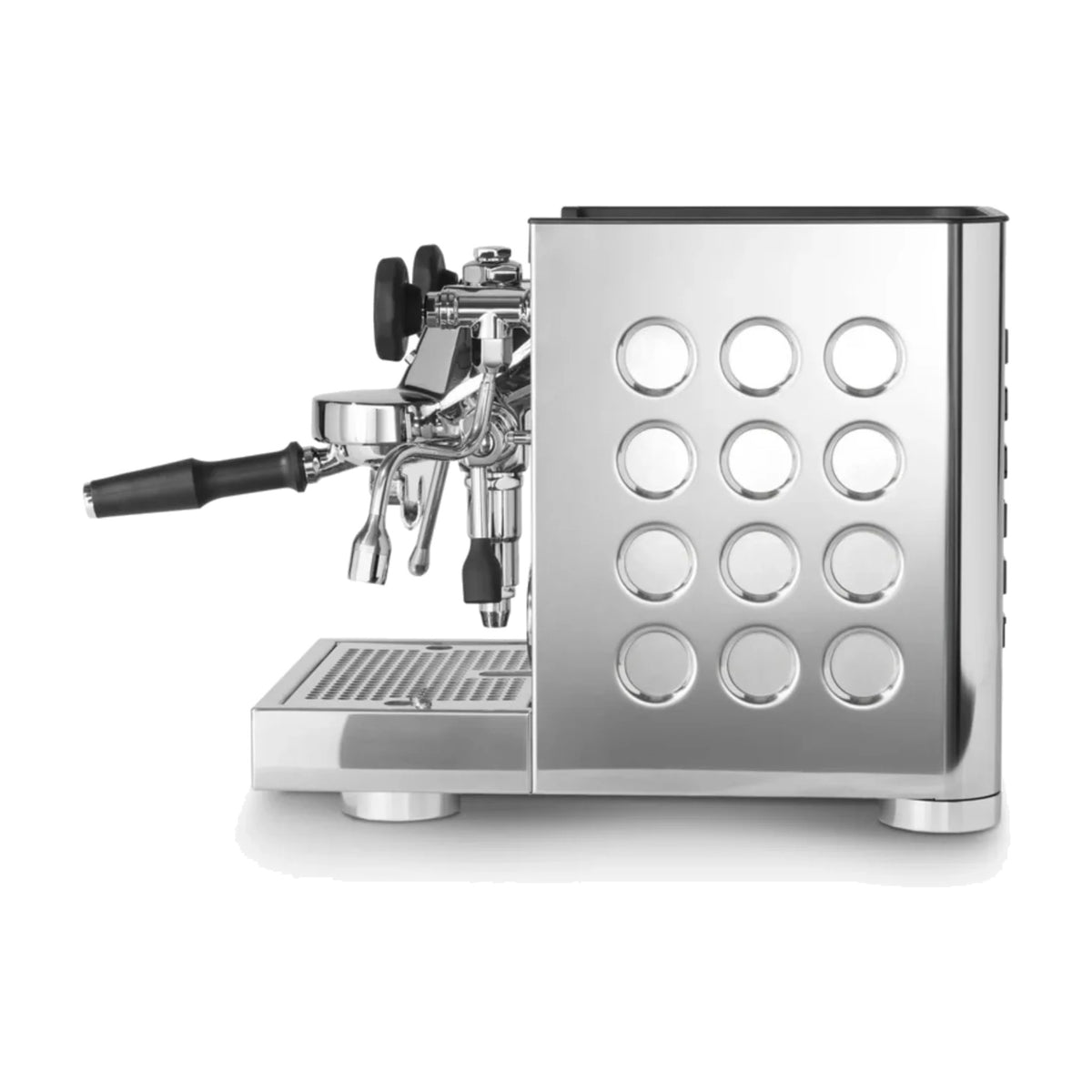 Espresso Machine Appartamento TCA Rocket Espresso Domestica – Inox/White – Side View