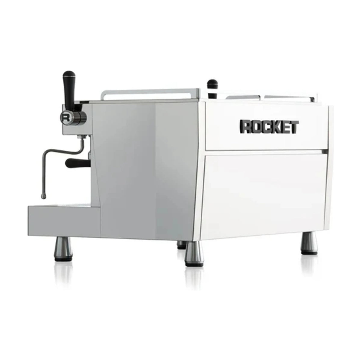 Coffee Machine R 9 Stainless Rocket Espresso Domestica – Side View on White