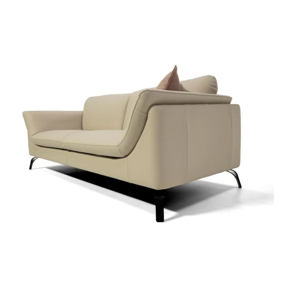 Sofa Sahara Low Backrest Domestica – Back Three Quarter View on White
